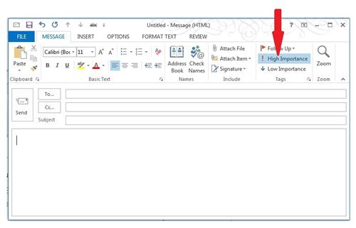 High Importance Email 